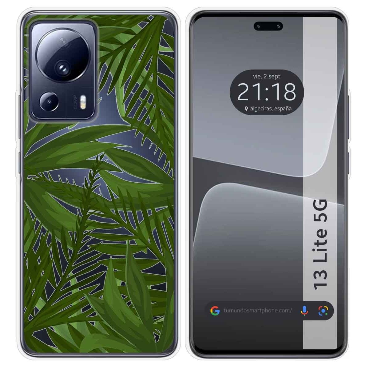 Funda Silicona Transparente compatible con Xiaomi 13 Lite 5G diseño Jungla Dibujos