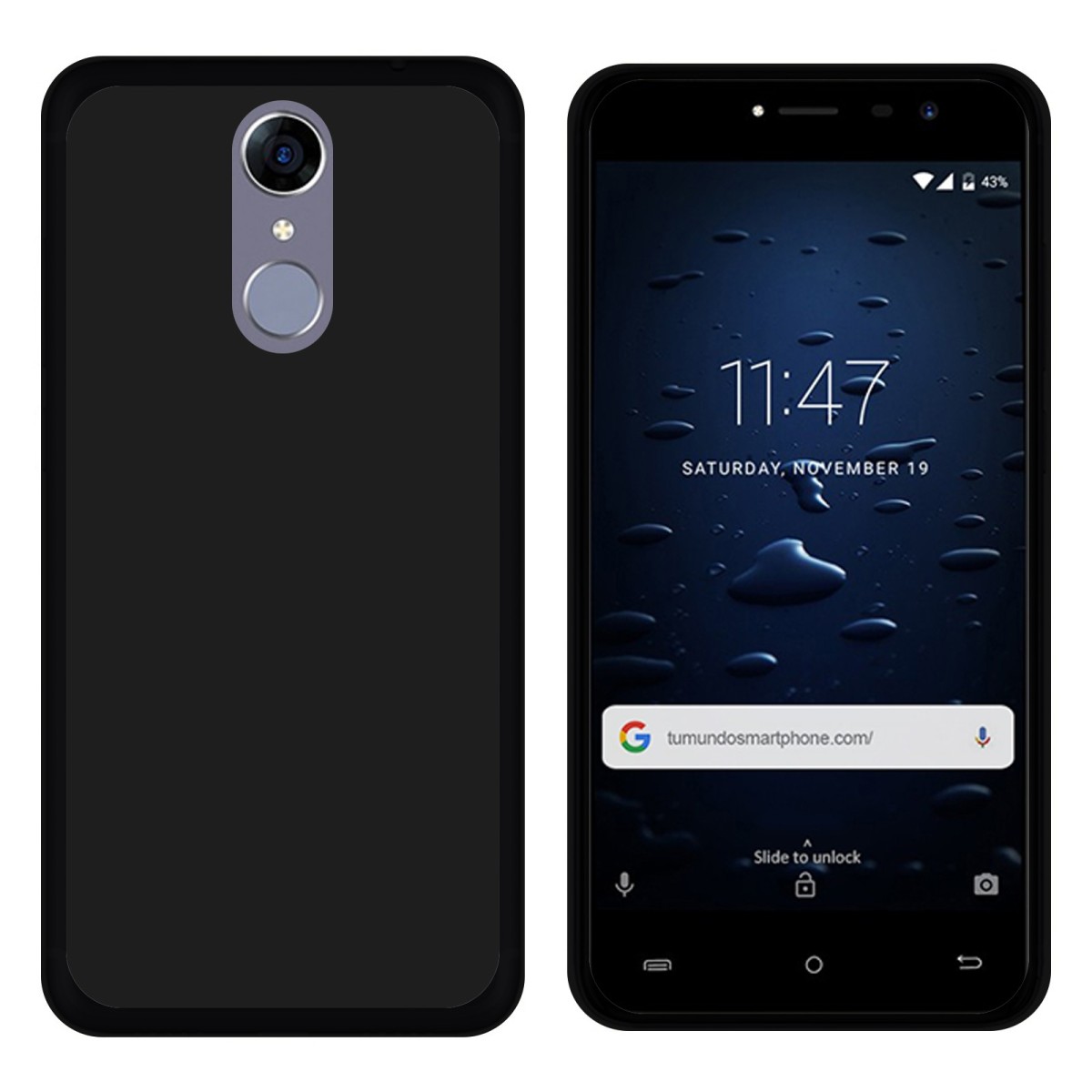 Funda Gel Tpu para Cubot Note Plus Color Negra