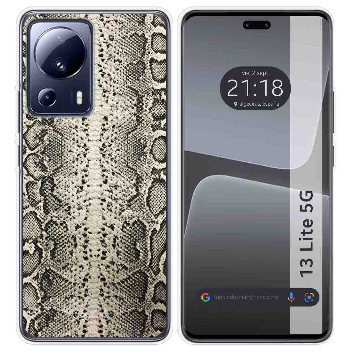 Funda Silicona compatible con Xiaomi 13 Lite 5G diseño Animal 01 Dibujos