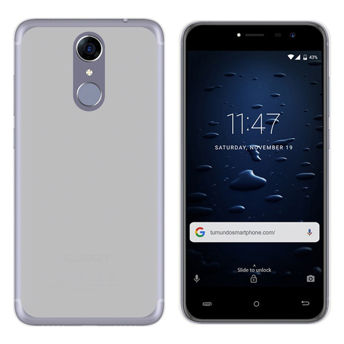 Funda Gel Tpu para Cubot Note Plus Color Transparente