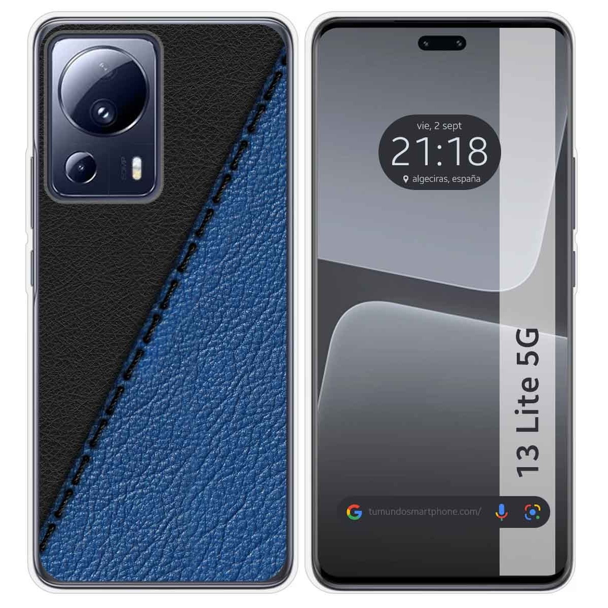 Funda Silicona compatible con Xiaomi 13 Lite 5G diseño Cuero 02 Dibujos