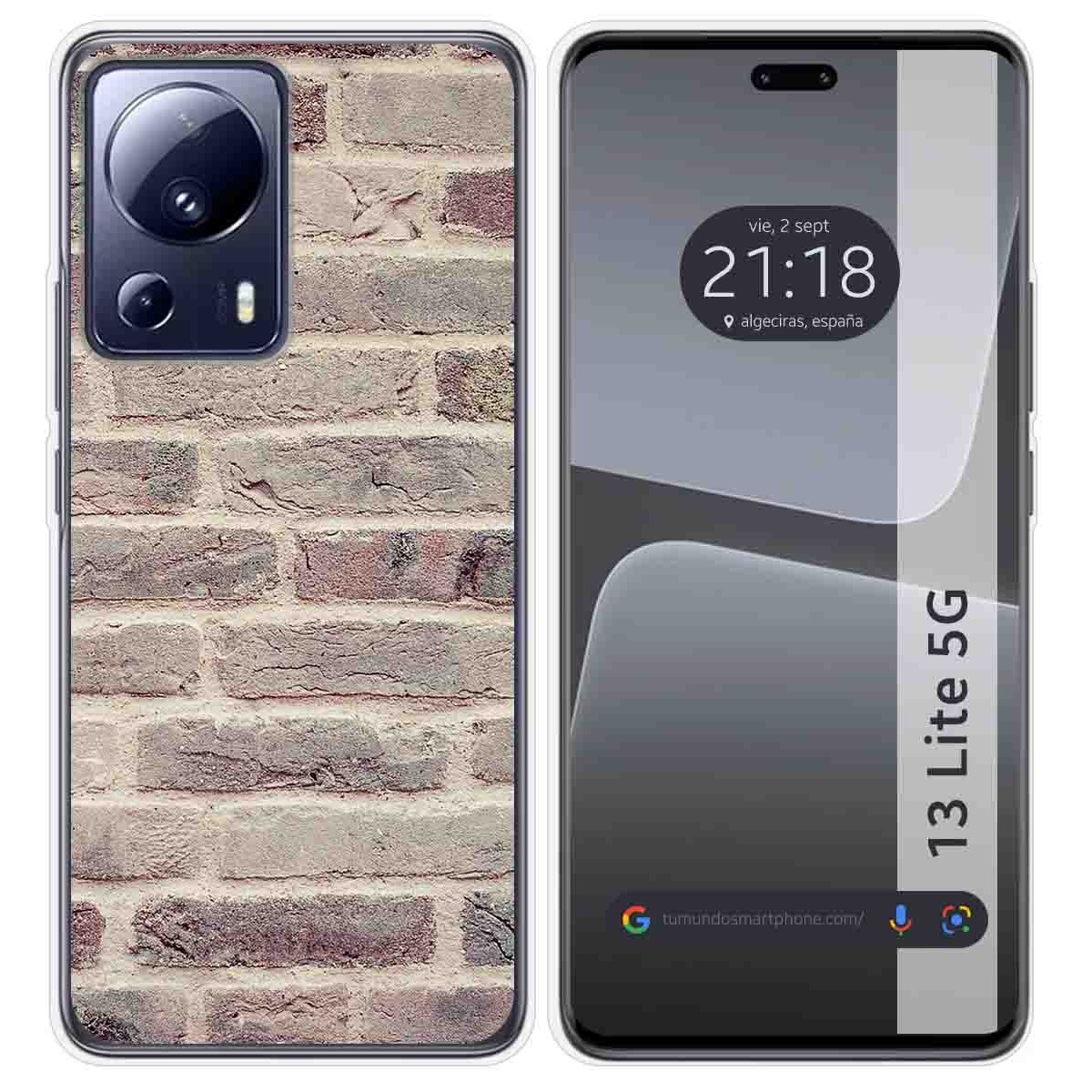 Funda Silicona compatible con Xiaomi 13 Lite 5G diseño Ladrillo 01 Dibujos