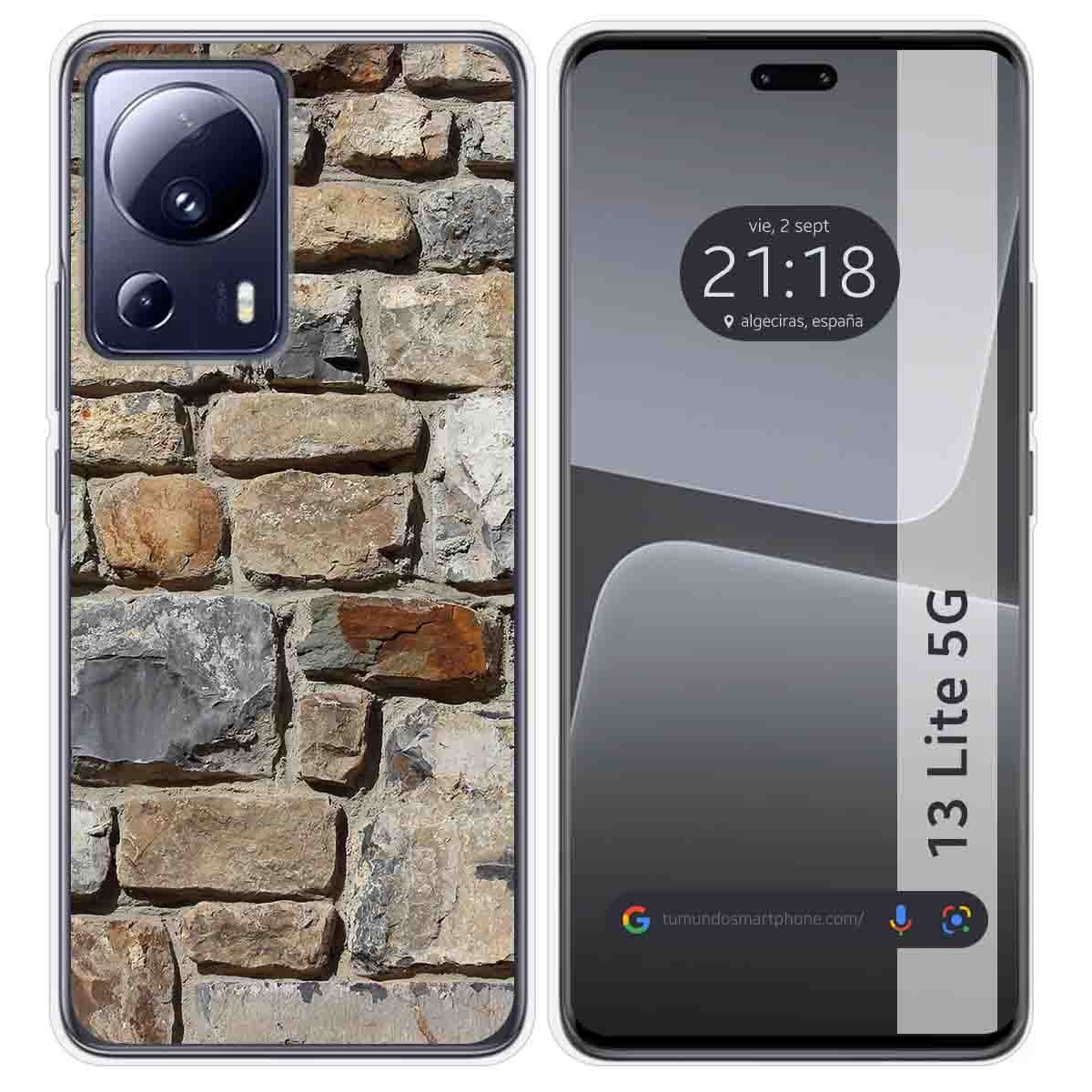 Funda Silicona compatible con Xiaomi 13 Lite 5G diseño Ladrillo 03 Dibujos