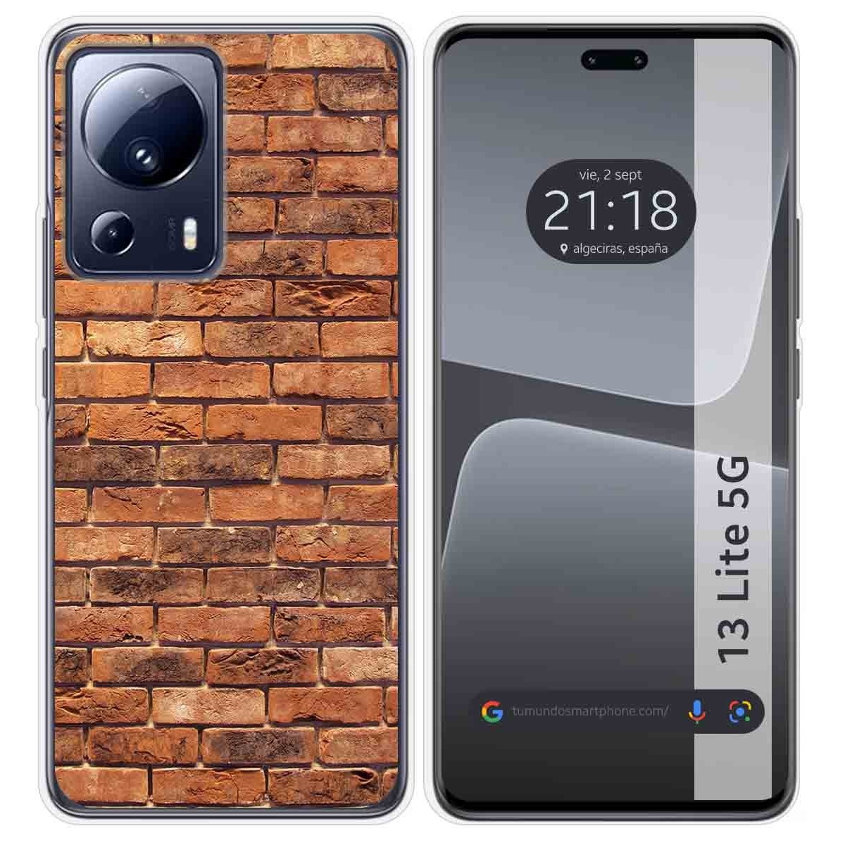 Funda Silicona compatible con Xiaomi 13 Lite 5G diseño Ladrillo 04 Dibujos