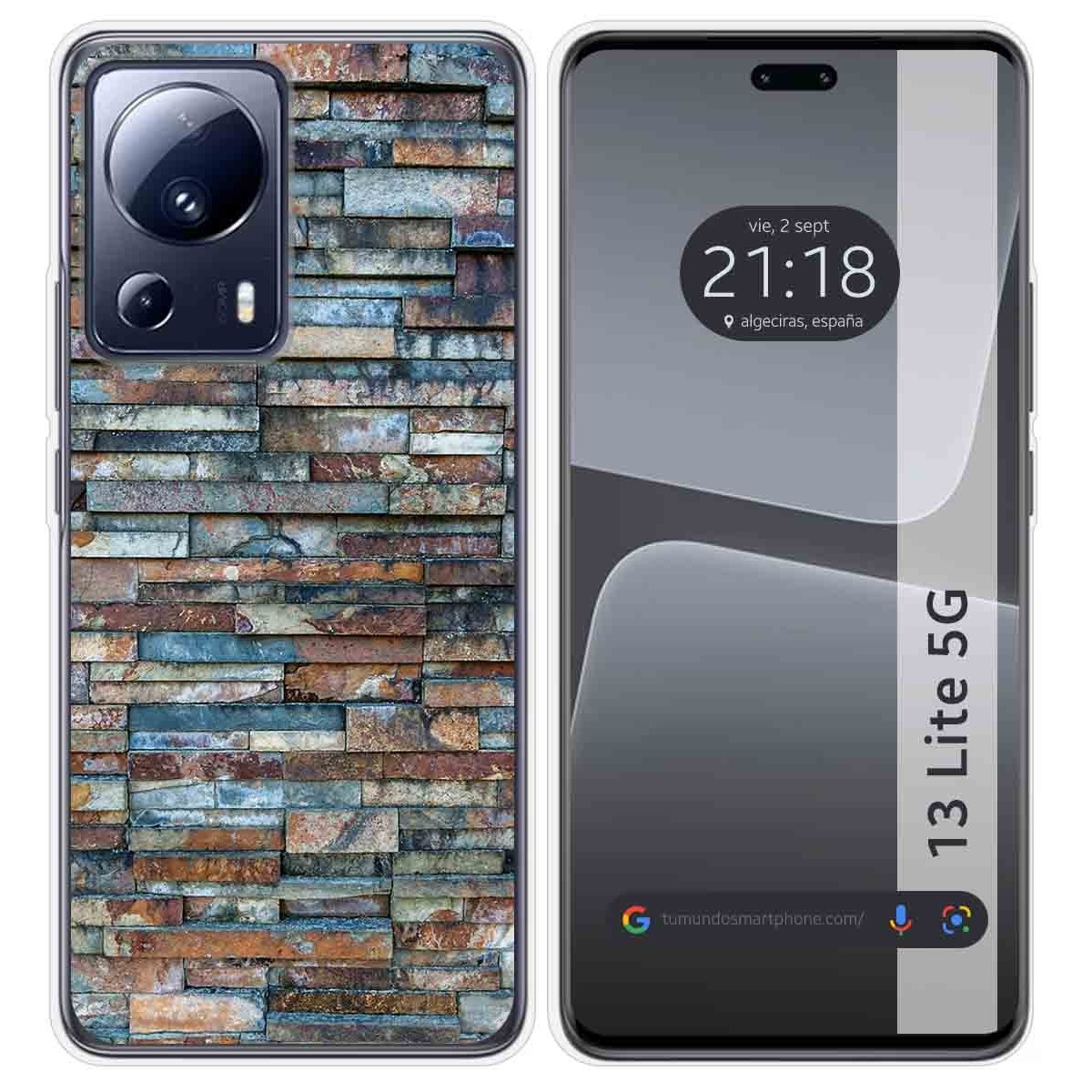 Funda Silicona compatible con Xiaomi 13 Lite 5G diseño Ladrillo 05 Dibujos