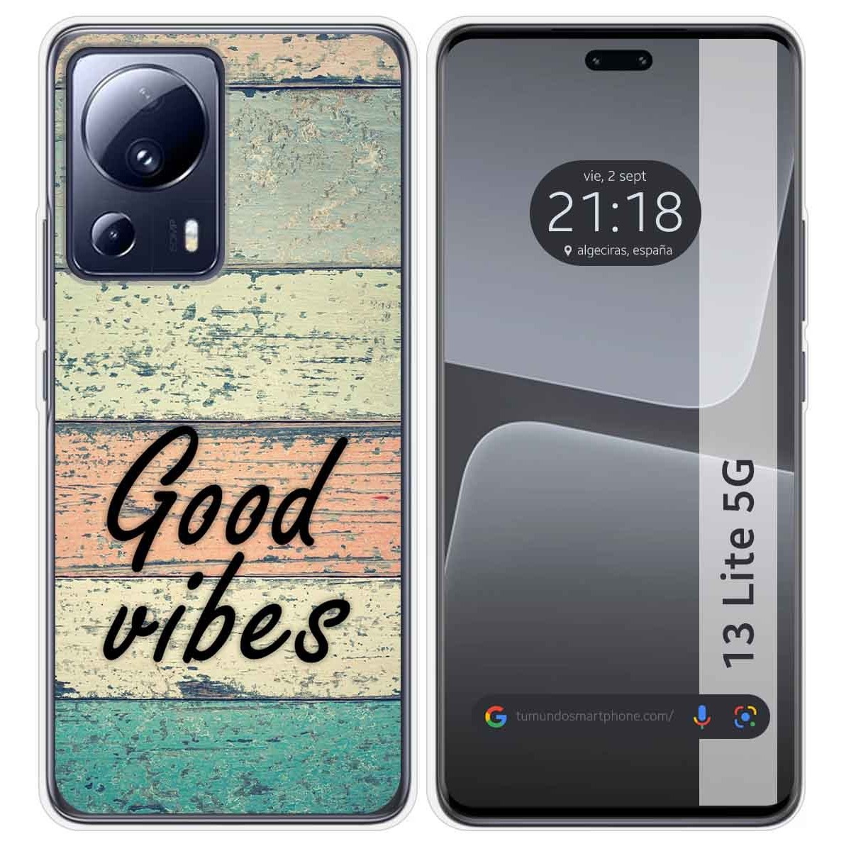Funda Silicona compatible con Xiaomi 13 Lite 5G diseño Madera 01 Dibujos