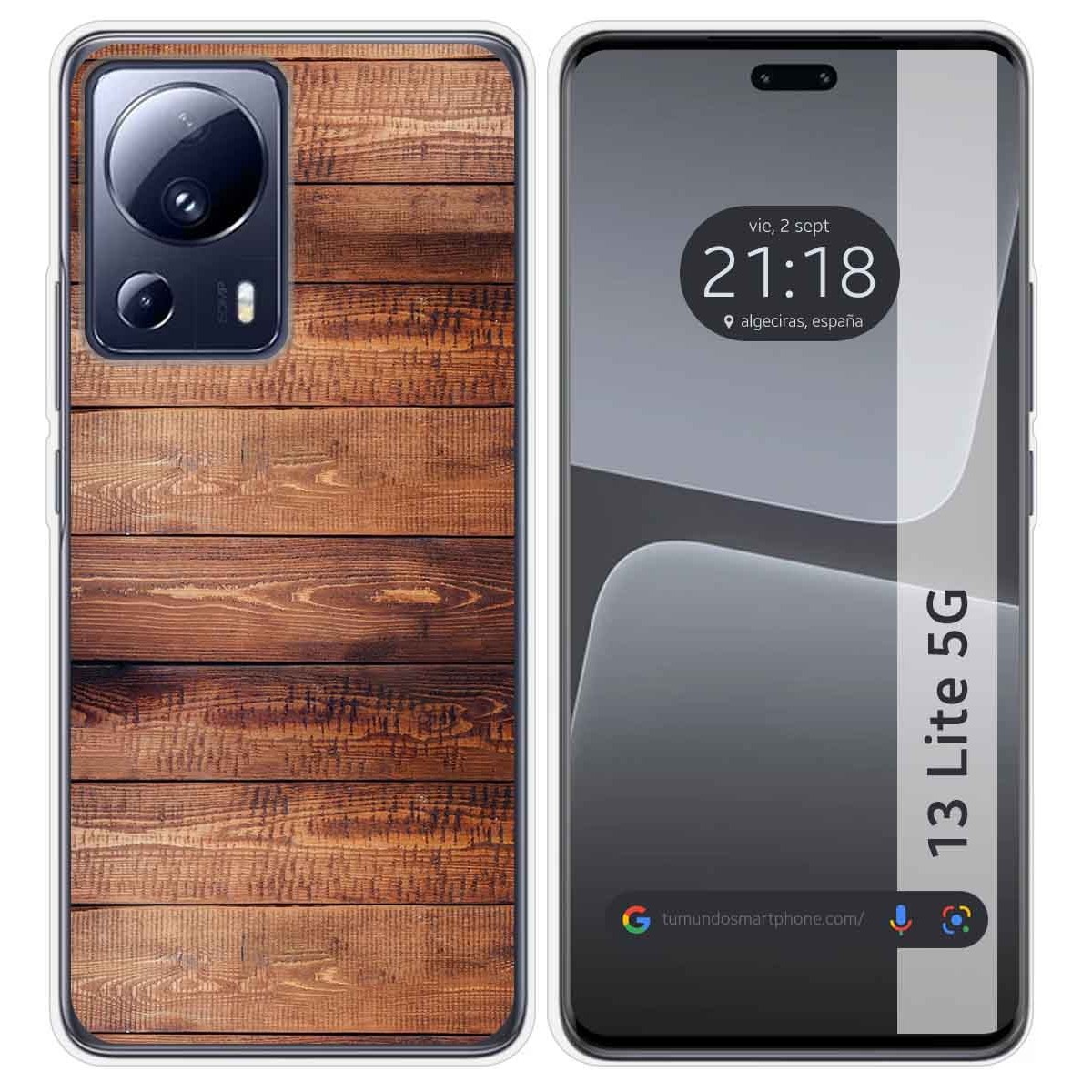 Funda Silicona compatible con Xiaomi 13 Lite 5G diseño Madera 02 Dibujos