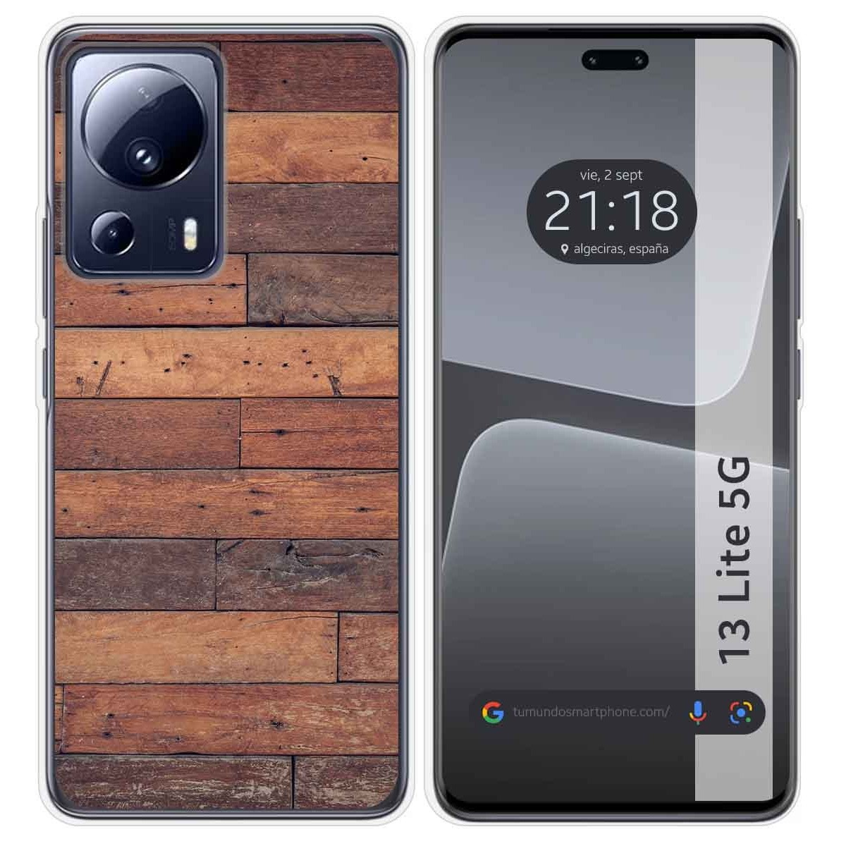 Funda Silicona compatible con Xiaomi 13 Lite 5G diseño Madera 03 Dibujos