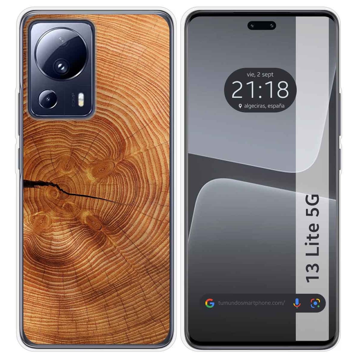 Funda Silicona compatible con Xiaomi 13 Lite 5G diseño Madera 04 Dibujos