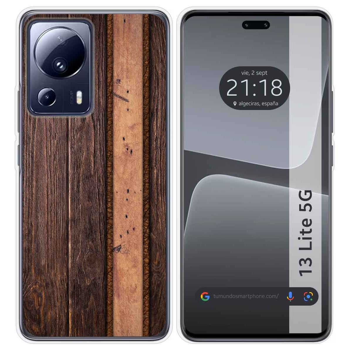 Funda Silicona compatible con Xiaomi 13 Lite 5G diseño Madera 05 Dibujos