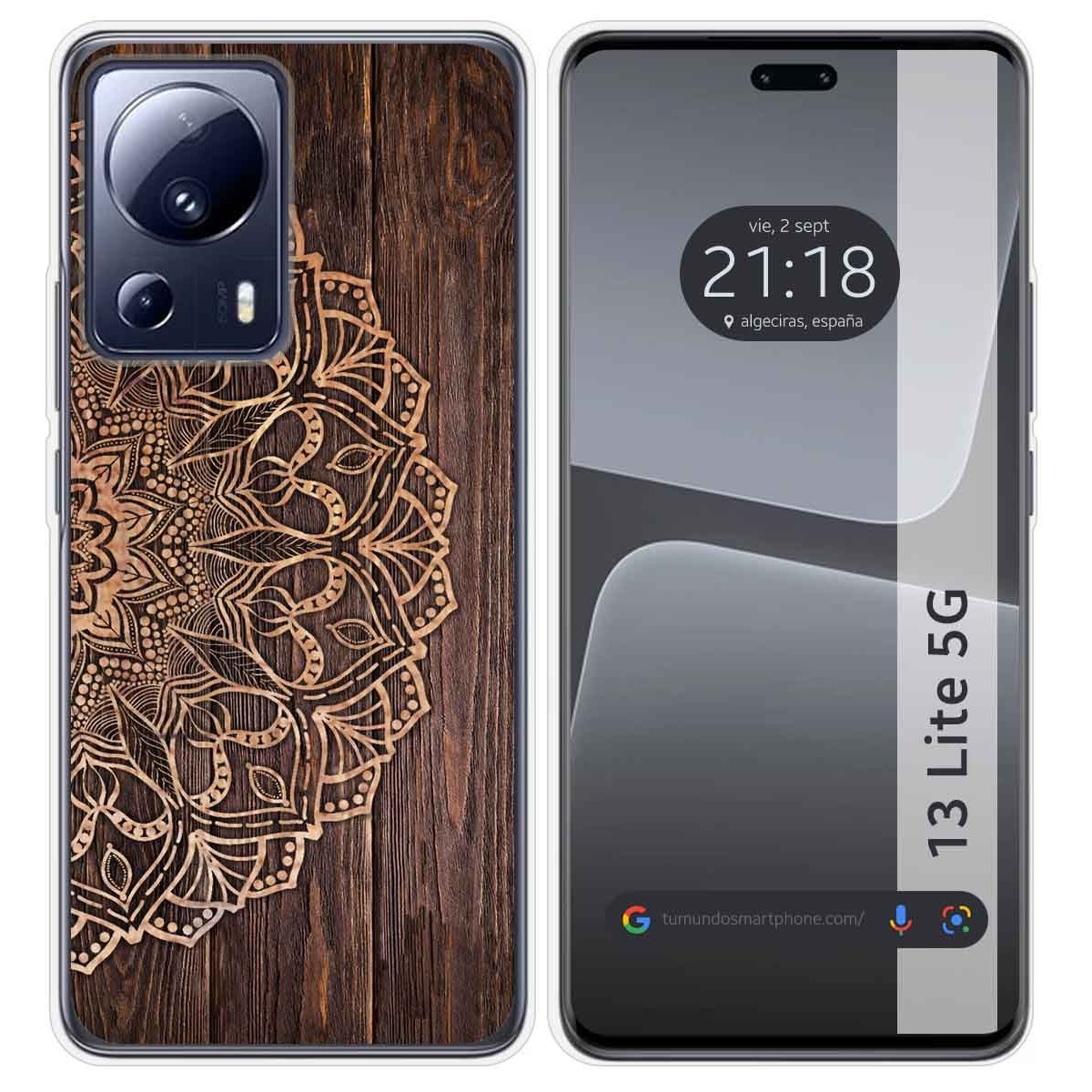 Funda Silicona compatible con Xiaomi 13 Lite 5G diseño Madera 06 Dibujos