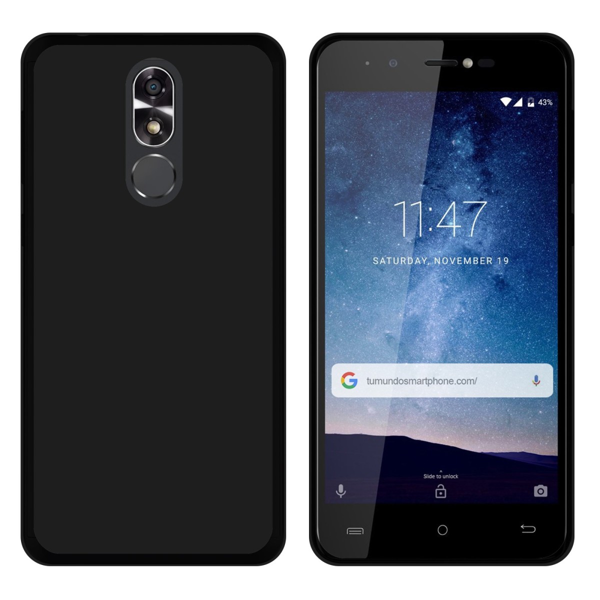 Funda Gel Tpu para Cubot R9 Color Negra