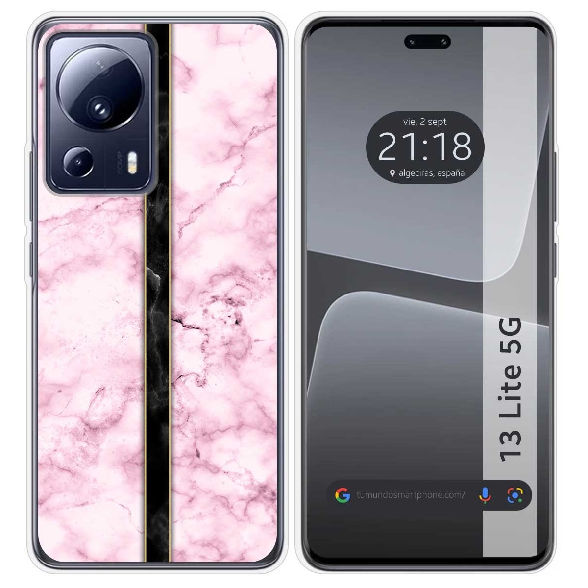 Funda Silicona compatible con Xiaomi 13 Lite 5G diseño Mármol 04 Dibujos