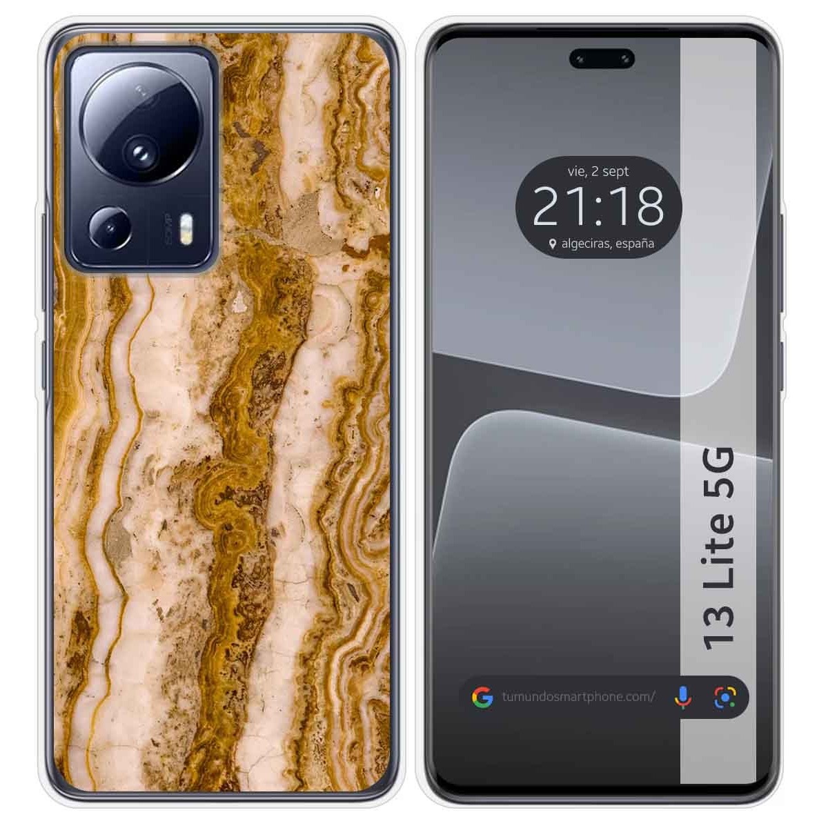 Funda Silicona compatible con Xiaomi 13 Lite 5G diseño Mármol 10 Dibujos