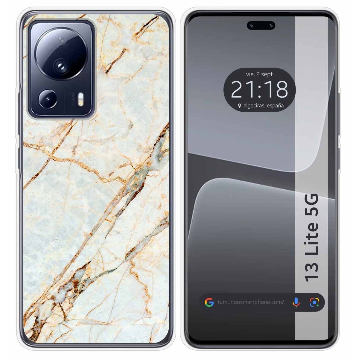 Funda Silicona compatible con Xiaomi 13 Lite 5G diseño Mármol 13 Dibujos