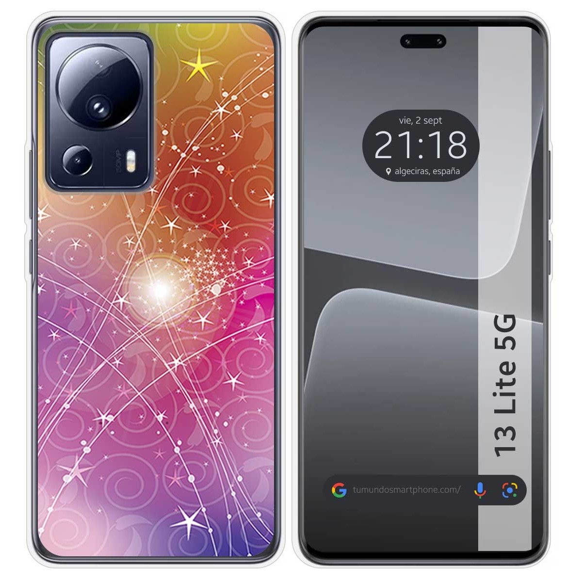 Funda Silicona compatible con Xiaomi 13 Lite 5G diseño Abstracto Dibujos