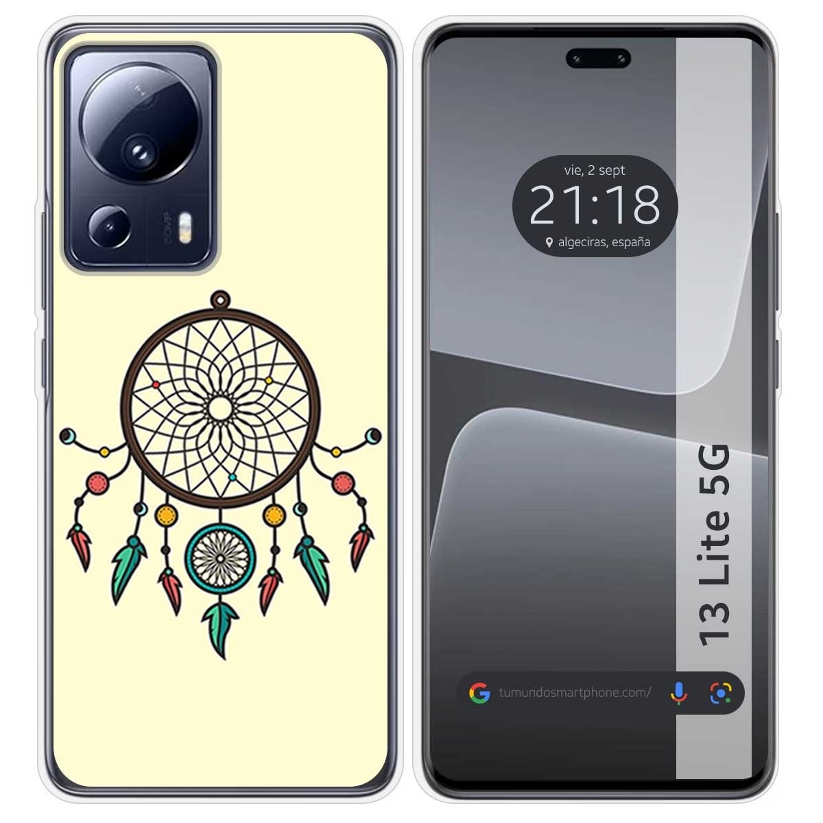 Funda Silicona compatible con Xiaomi 13 Lite 5G diseño Atrapasueños Dibujos