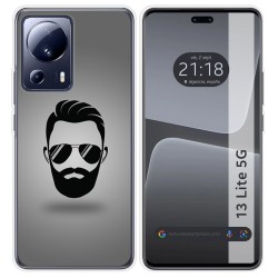 Funda Silicona compatible con Xiaomi 13 Lite 5G diseño Barba Dibujos