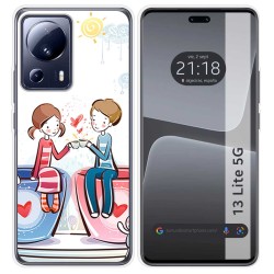 Funda Silicona compatible con Xiaomi 13 Lite 5G diseño Café Dibujos