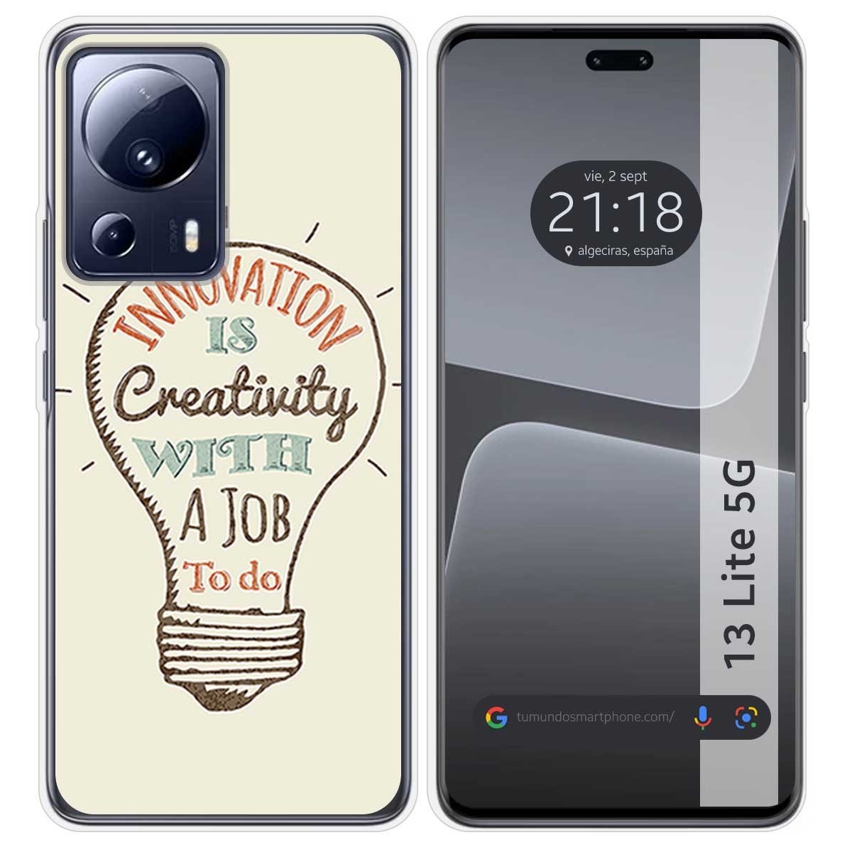 Funda Silicona compatible con Xiaomi 13 Lite 5G diseño Creativity Dibujos