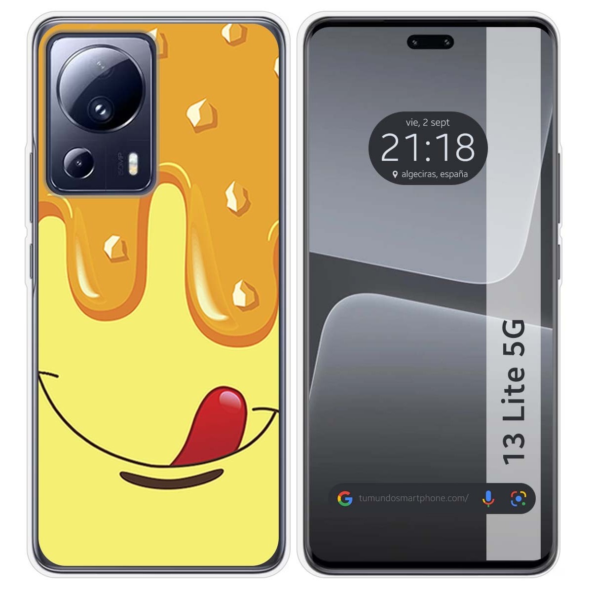 Funda Silicona compatible con Xiaomi 13 Lite 5G diseño Helado Vainilla Dibujos