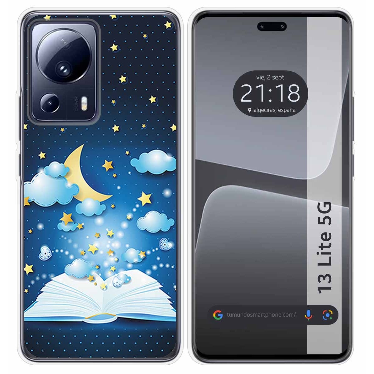 Funda Silicona compatible con Xiaomi 13 Lite 5G diseño Libro Cuentos Dibujos