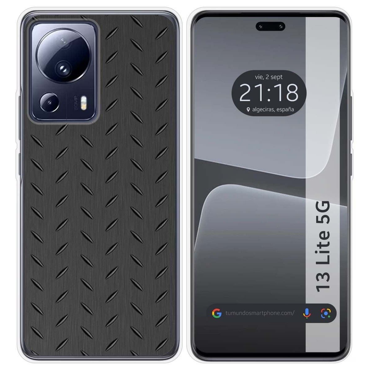 Funda Silicona compatible con Xiaomi 13 Lite 5G diseño Metal Dibujos