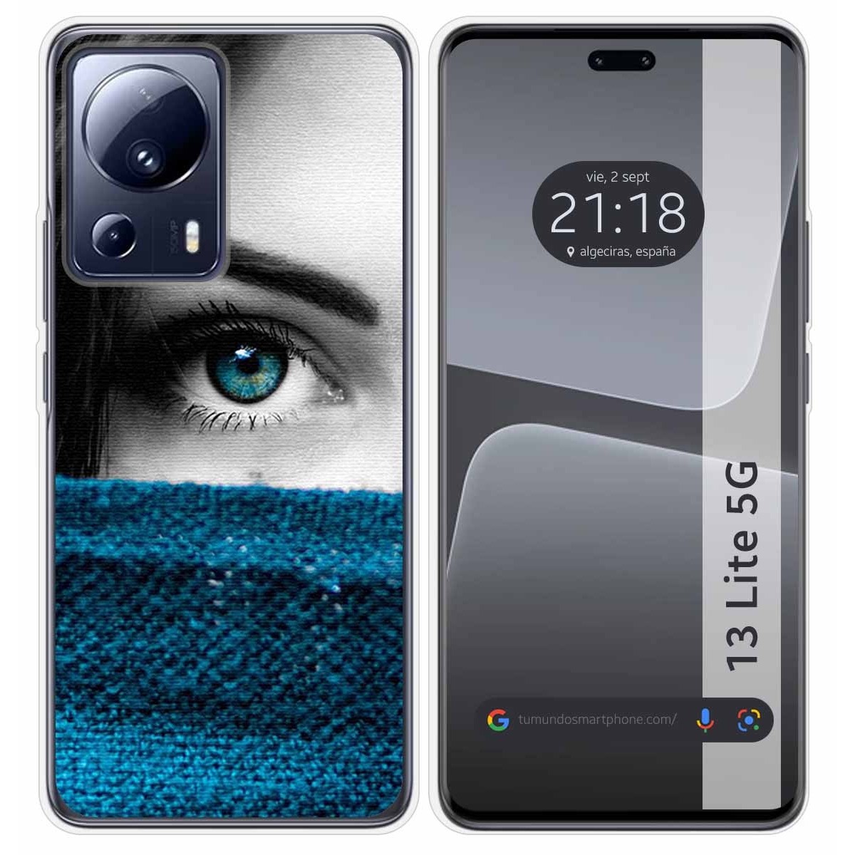Funda Silicona compatible con Xiaomi 13 Lite 5G diseño Ojo Dibujos