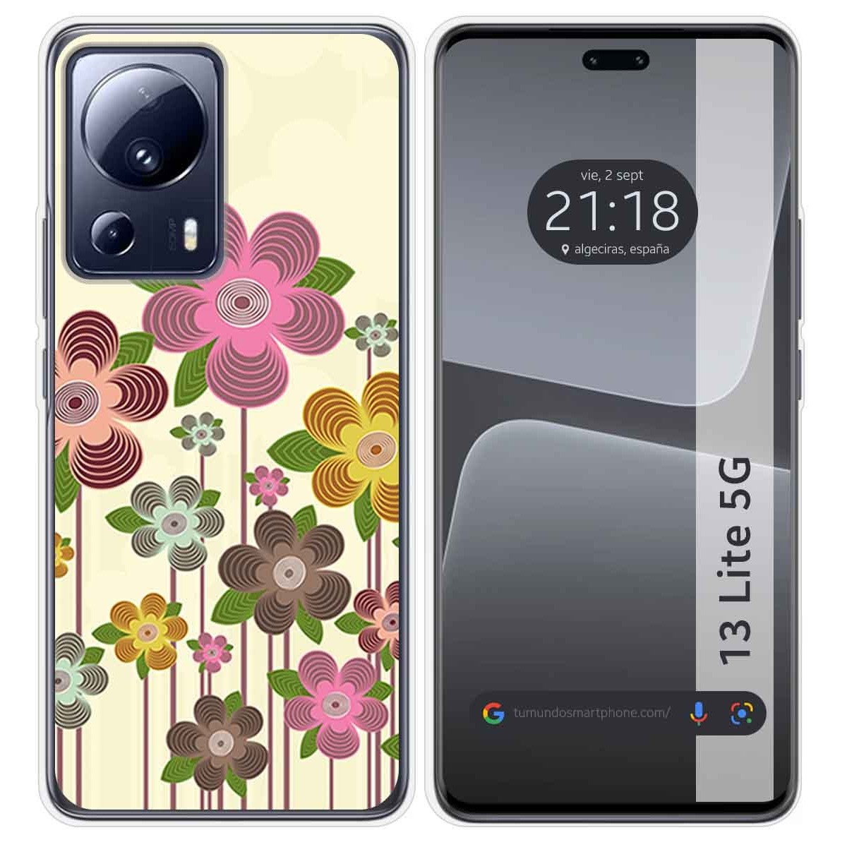 Funda Silicona compatible con Xiaomi 13 Lite 5G diseño Primavera En Flor Dibujos