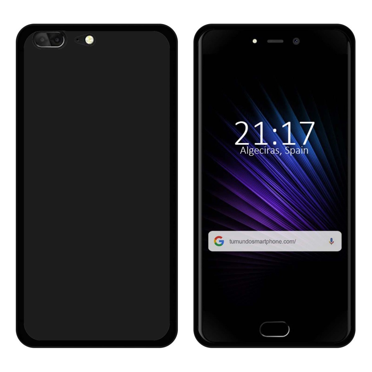 Funda Gel Tpu para Leagoo T5 Color Negra