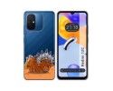 Funda Silicona Transparente compatible con Xiaomi Redmi 12C diseño Bufalo Dibujos
