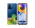 Funda Silicona Transparente compatible con Xiaomi Redmi 12C diseño Coco Dibujos