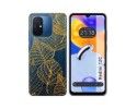 Funda Silicona Transparente compatible con Xiaomi Redmi 12C diseño Hojas Dibujos