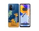 Funda Silicona Transparente compatible con Xiaomi Redmi 12C diseño Jirafa Dibujos
