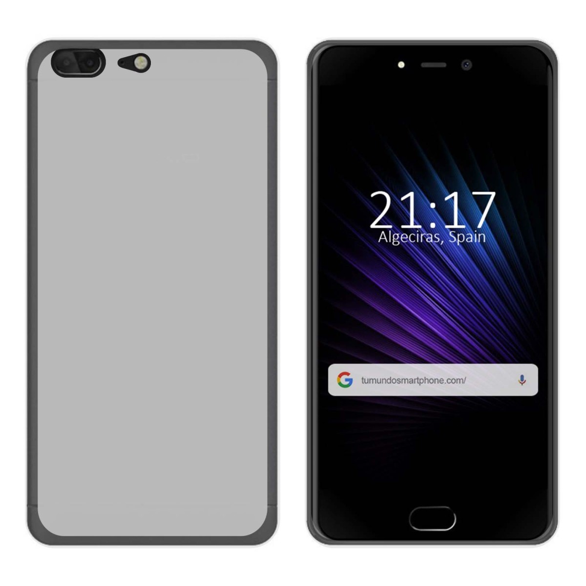 Funda Gel Tpu para Leagoo T5 Color Transparente