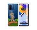 Funda Silicona Transparente compatible con Xiaomi Redmi 12C diseño Mono Dibujos