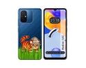 Funda Silicona Transparente compatible con Xiaomi Redmi 12C diseño Tigre Dibujos