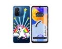 Funda Silicona Transparente compatible con Xiaomi Redmi 12C diseño Unicornio Dibujos