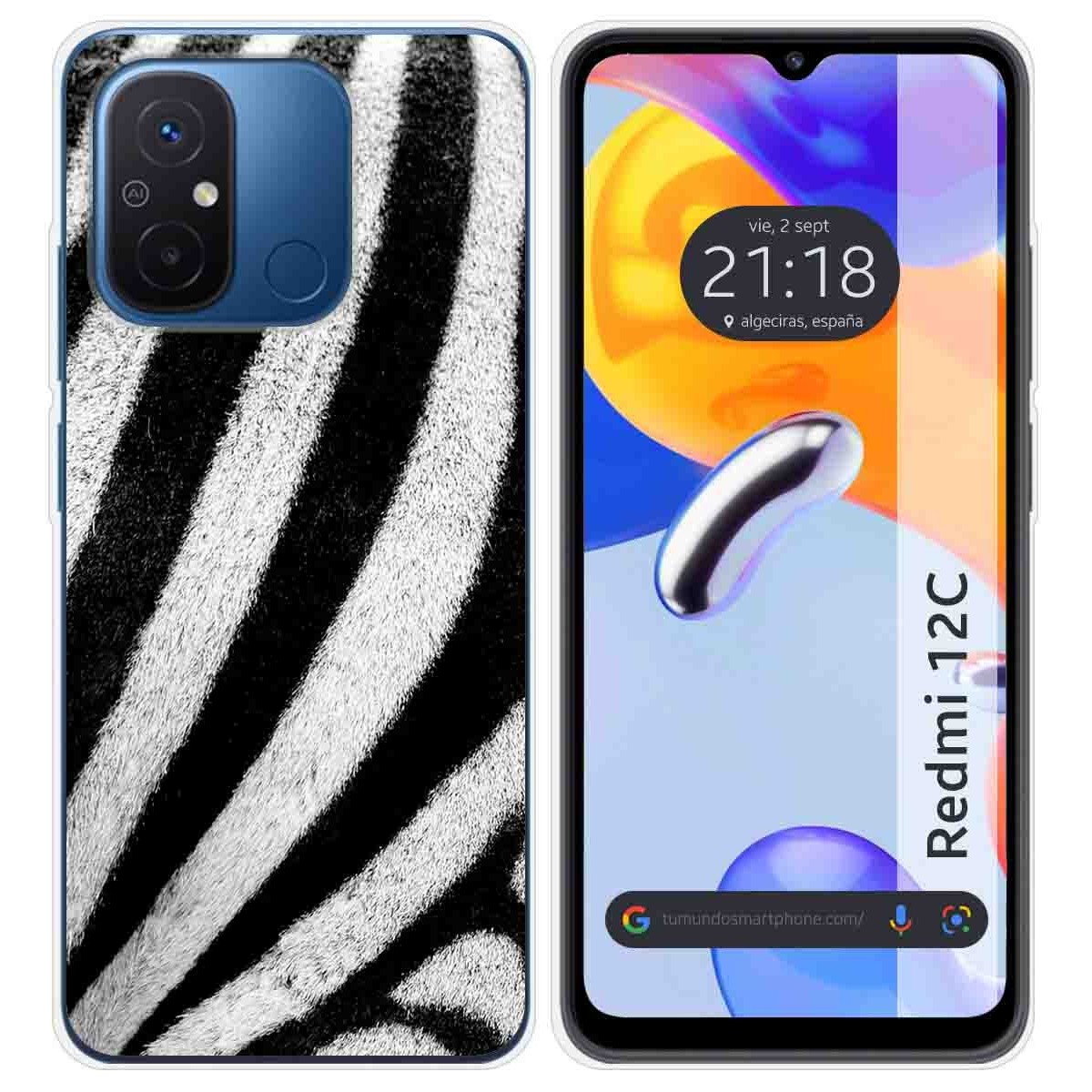 Funda Silicona compatible con Xiaomi Redmi 12C diseño Animal 02 Dibujos