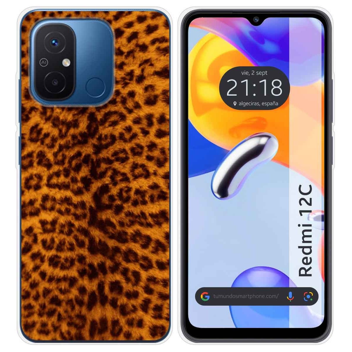 Funda Silicona compatible con Xiaomi Redmi 12C diseño Animal 03 Dibujos