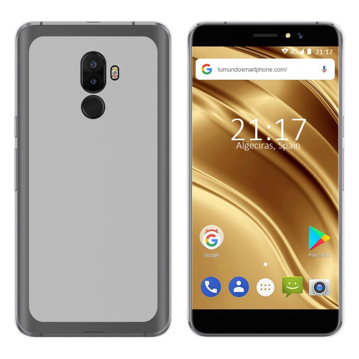 Funda Gel Tpu para Ulefone S8 / S8 Pro Color Transparente