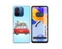 Funda Silicona compatible con Xiaomi Redmi 12C diseño Furgoneta Dibujos