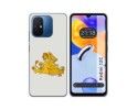 Funda Silicona compatible con Xiaomi Redmi 12C diseño Leones Dibujos