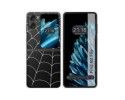 Funda Carcasa Dura Transparente para Oppo Find N2 Flip 5G diseño Araña Dibujos