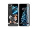 Funda Carcasa Dura Transparente para Oppo Find N2 Flip 5G diseño Avestruz Dibujos