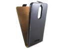 Funda Piel Premium Negra Ultra-Slim para Wiko View