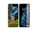Funda Carcasa Dura Transparente para Oppo Find N2 Flip 5G diseño Mono Dibujos