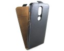 Funda Piel Premium Negra Ultra-Slim para Wiko View Prime