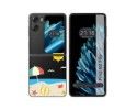 Funda Carcasa Dura Transparente para Oppo Find N2 Flip 5G diseño Playa Dibujos