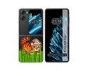 Funda Carcasa Dura Transparente para Oppo Find N2 Flip 5G diseño Tigre Dibujos